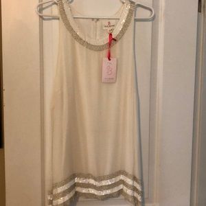 Julie Brown top with beading